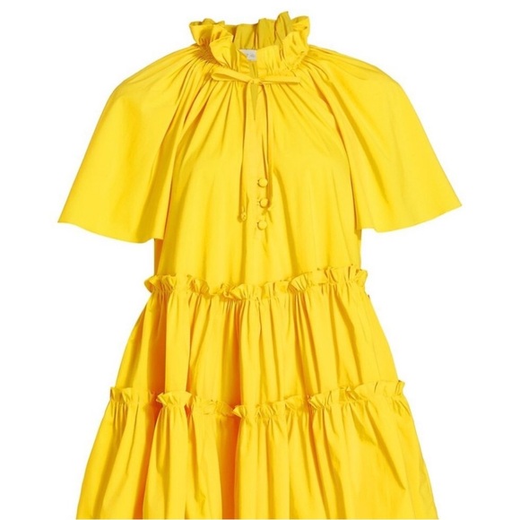 CHARINA SARTE Mila Tunic Dress In Mango Size XS - Picture 5 of 13